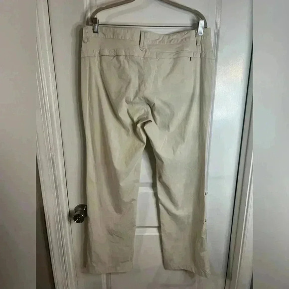 Eddie Bauer Women’s Khaki Roll Up Outdoor Light Stretchy Hiking Pants - Size 14 - Picture 5 of 8
